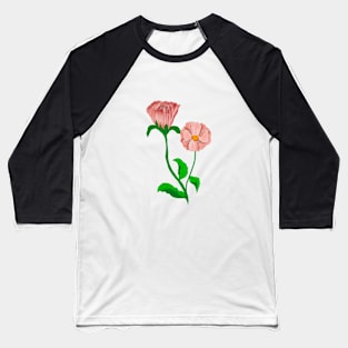 Summer Flowers Baseball T-Shirt